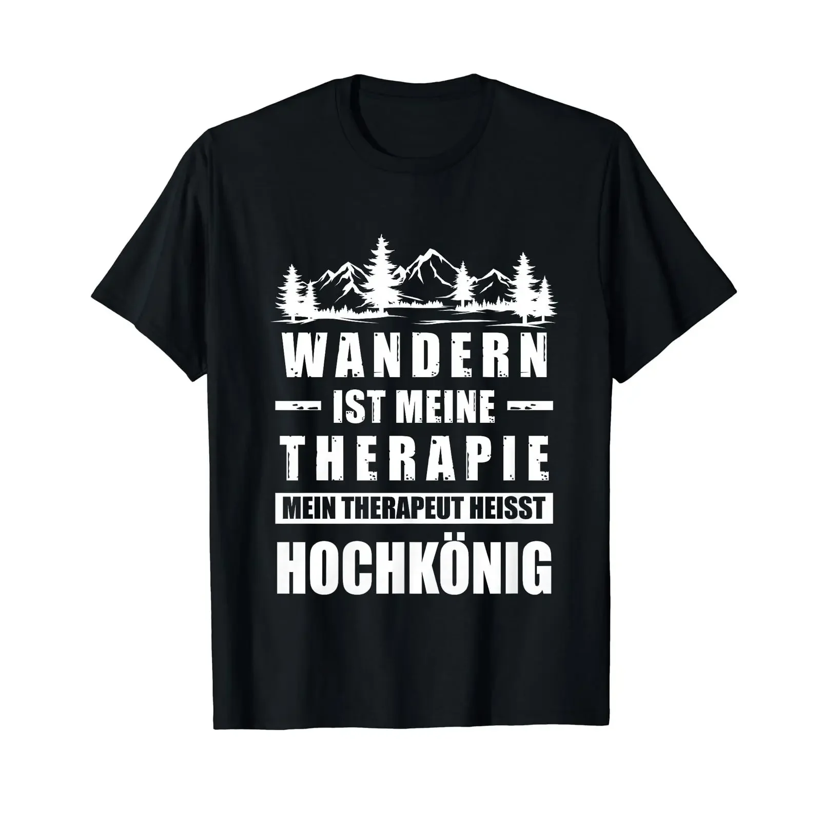 Hochkönig Berg Gipfelkreuz Berghütte T Shirt vintage Washed Stylish graphic Breathable homme Comfortable Top For Everyday Wear