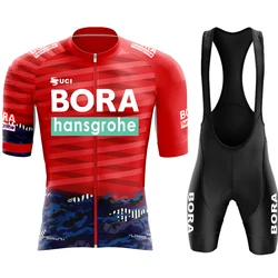 Cycling Uniform UCI BORA Men's Clothes Man Summer 2026 Jersey Set Shorts Bike Clothing Bib Bikes Outfit Blouse Mtb Pants Cycle