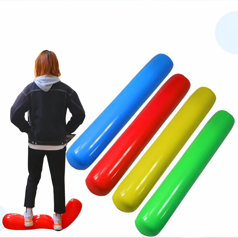 90cm PVC Inflatable Stick Jumbo Balloon Outdoor Games Kindergarten Toy For Adults Kids Carnival Party Cheer Leading Sport Toy