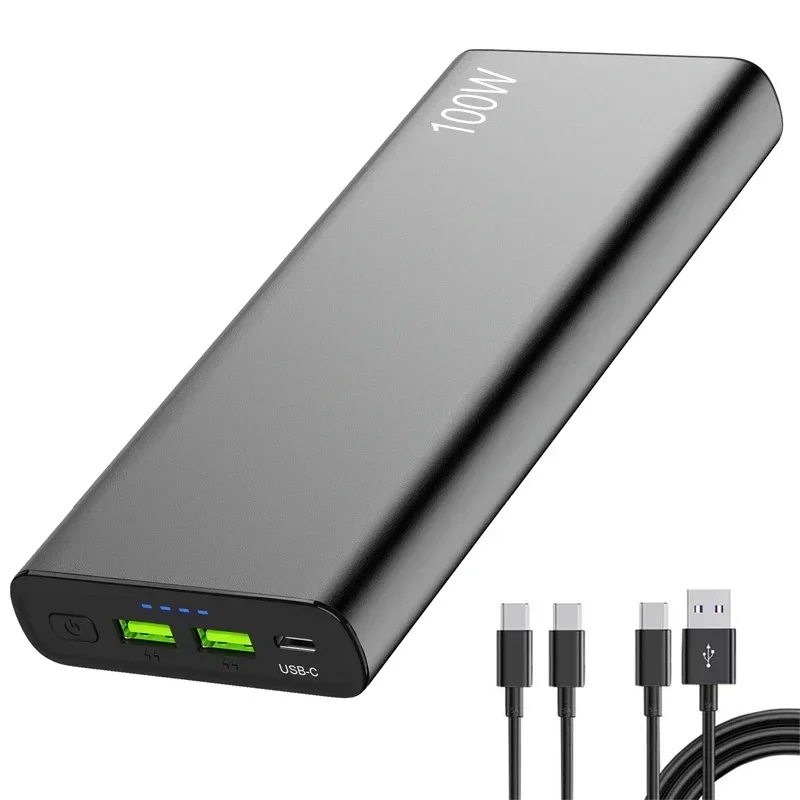 New 2022 trending electronics product 100w Fast Charger Pover Bank 26800mah External Battery Poverbank 12v for Vivo Dell Acer