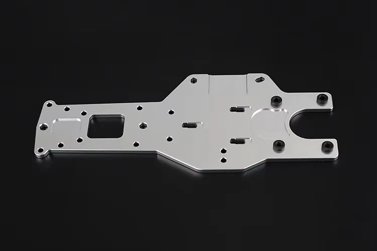 Piastra inferiore posteriore del telaio ispessito con lavorazione CNC per 1/5 ROFUN BAJA 5B 5T 5SC