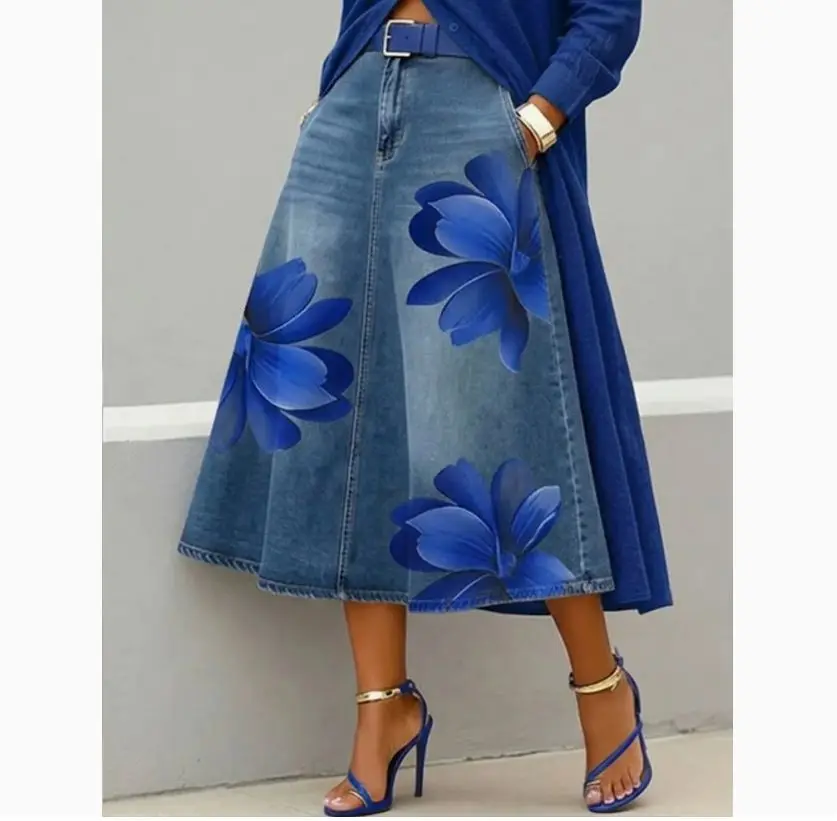 Custom OEM/ODM Women Short Skirt Solid Color High Waist Skirt Casual A-Line Skirt Vacation Holiday Female Dailywear