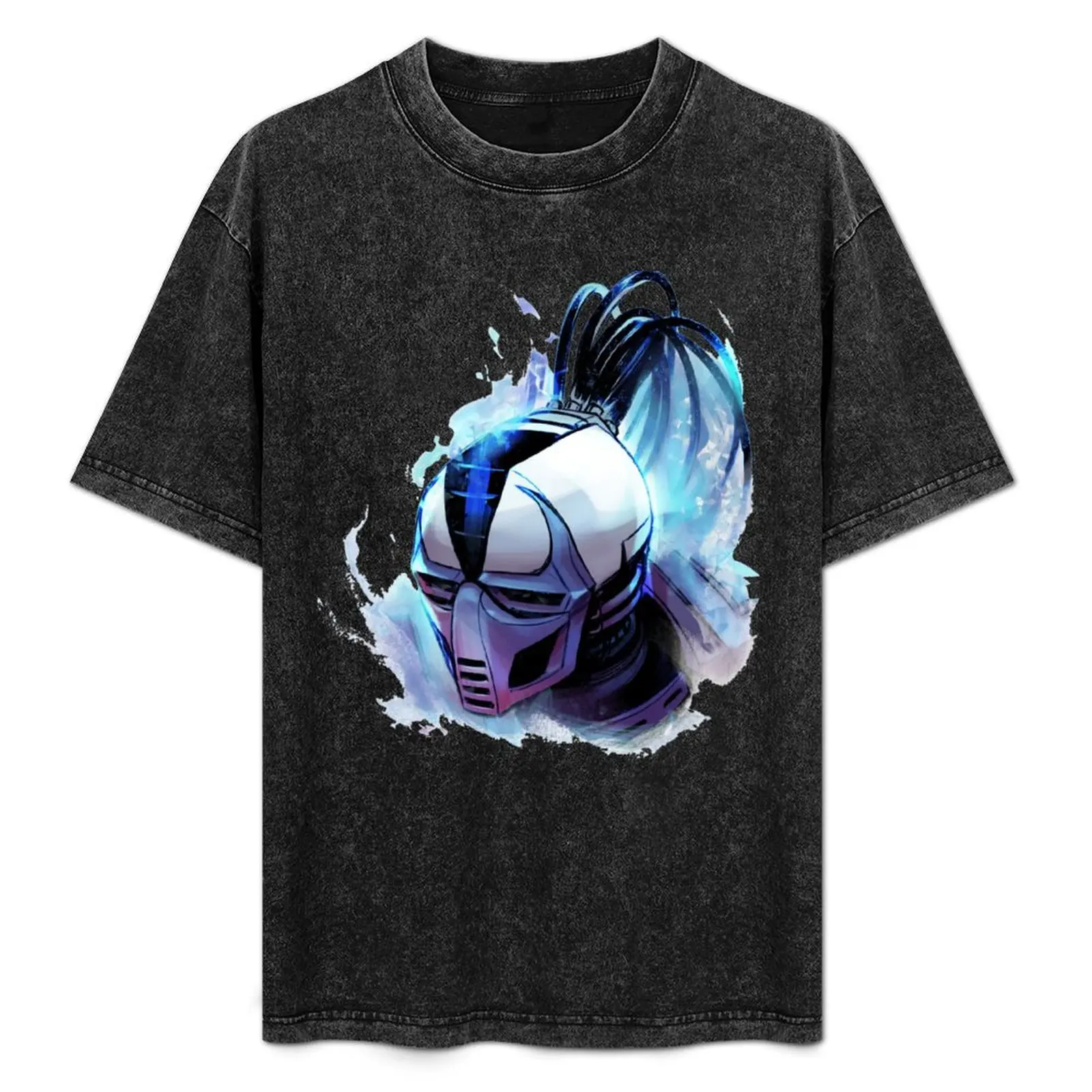 

Robot Smoke Head Minimal T-Shirt Casual All Match Tee Shirt for Men
