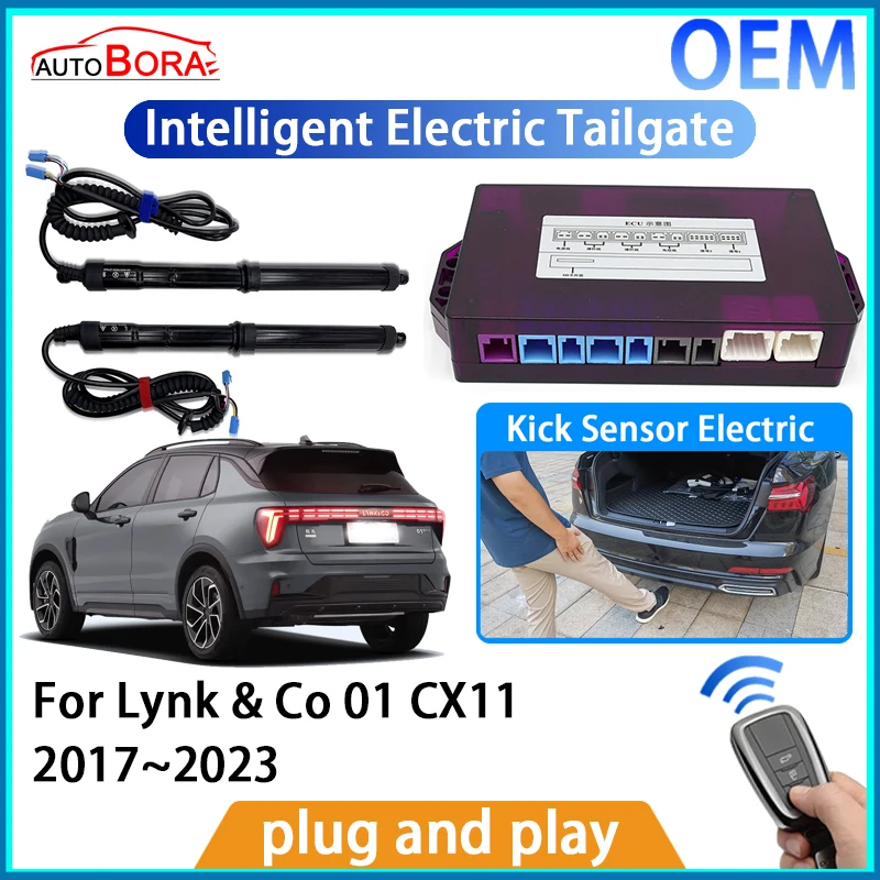 

ZhuCamX Intelligent Electric Tailgate Automatic Lifting Kit Remote Control Opener Trunk for Lynk & Co 01 CX11 2017~2023