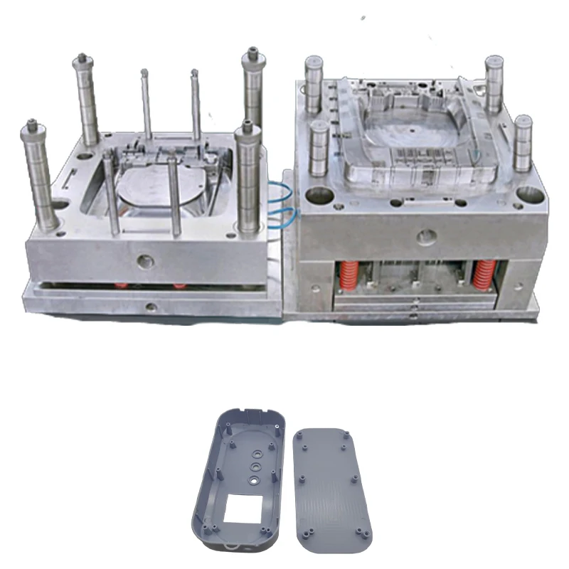 Plastic Parts Assembly Electrical Box Injection Molding Mold And Injection With Inserts Screws