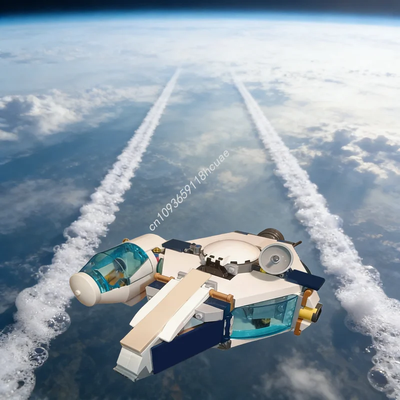 

236 деталей MOC Kessel Run Falcon, альтернативная сборка, космическая модель, конструктор, рождественский подарок, креативная идея для самостоятельной сборки