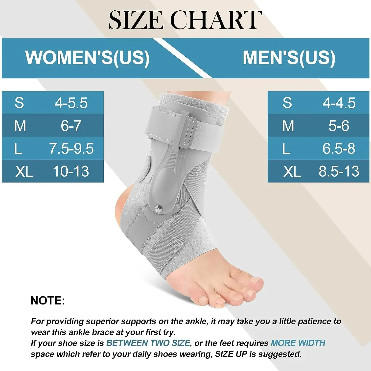 Ankle Brace Support Sports Adjustable Ankle Straps Sports Support Adjustable Foot Orthosis Stabilizer Ankle Protector Foot Guard