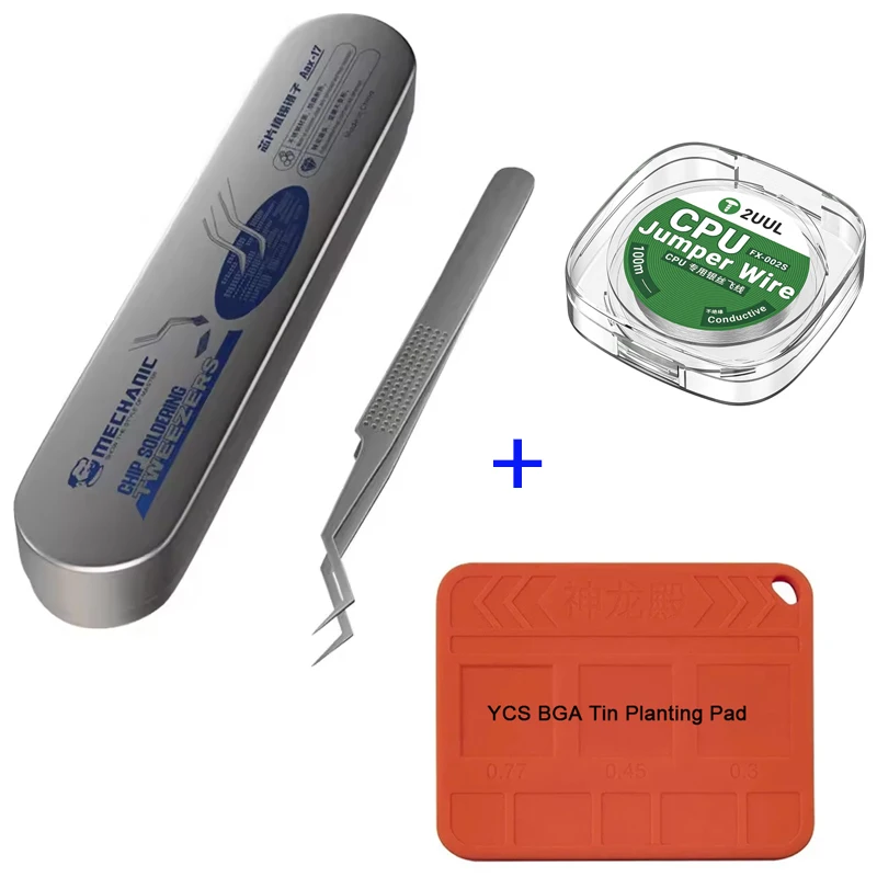 

МЕХАНИК Aax-17 Пинцет из нержавеющей стали для посадки чип-олонь, антикоррозийный, высокая твердость, зажим для проволоки, ремонтный пинцет