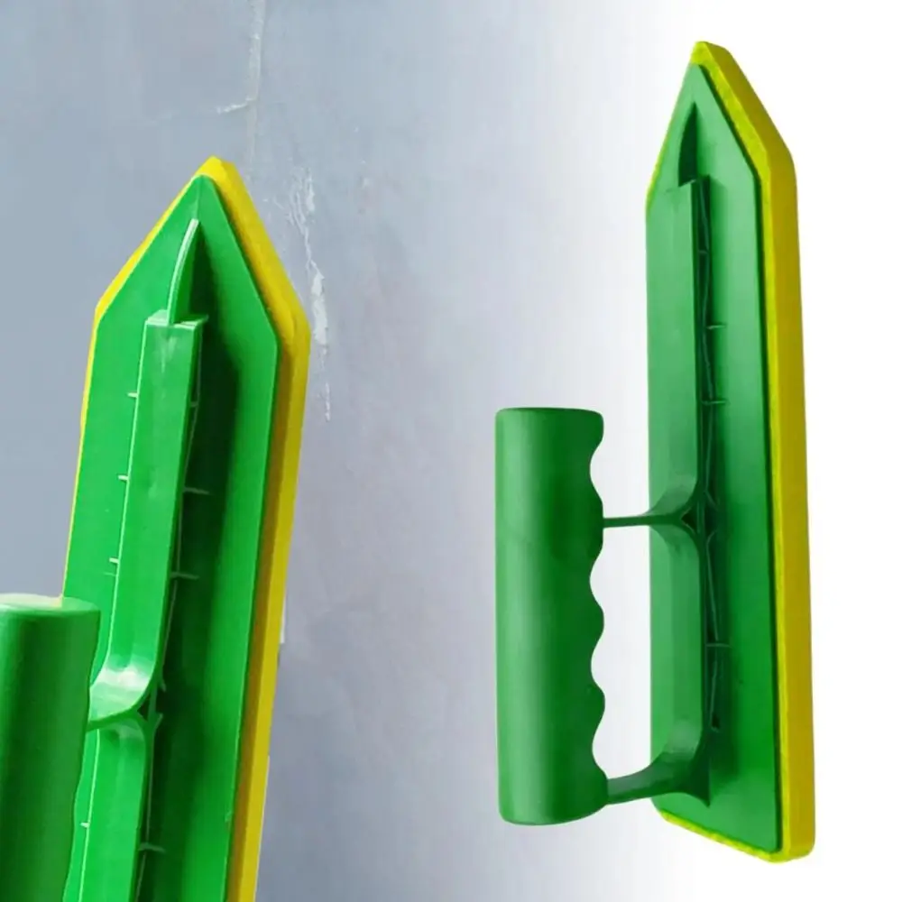5pcs Rubber Base Tile Grout Tool Smooth Base Plastic Handle Rubber Trowel Comfortable Handle Secure Grip Mosaic Joint Tool