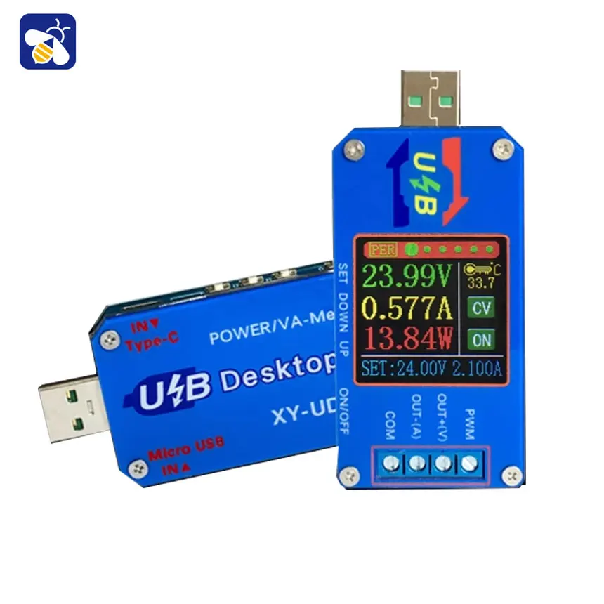 CNC USB Lift Voltage Power Supply Constant Voltage Constant Current 5v to 12v Voltmeter Ammeter Coulomb Meter PWM Generator