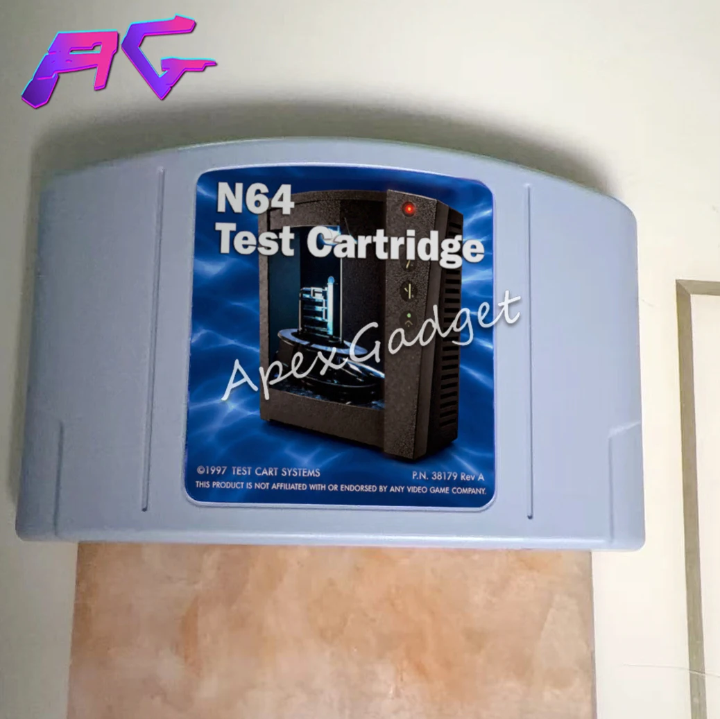 N64 Test Cartridge Console Mainboard hardware Diagnostic  Repair Tool for Controller Audio Video Expansion Pak Memory