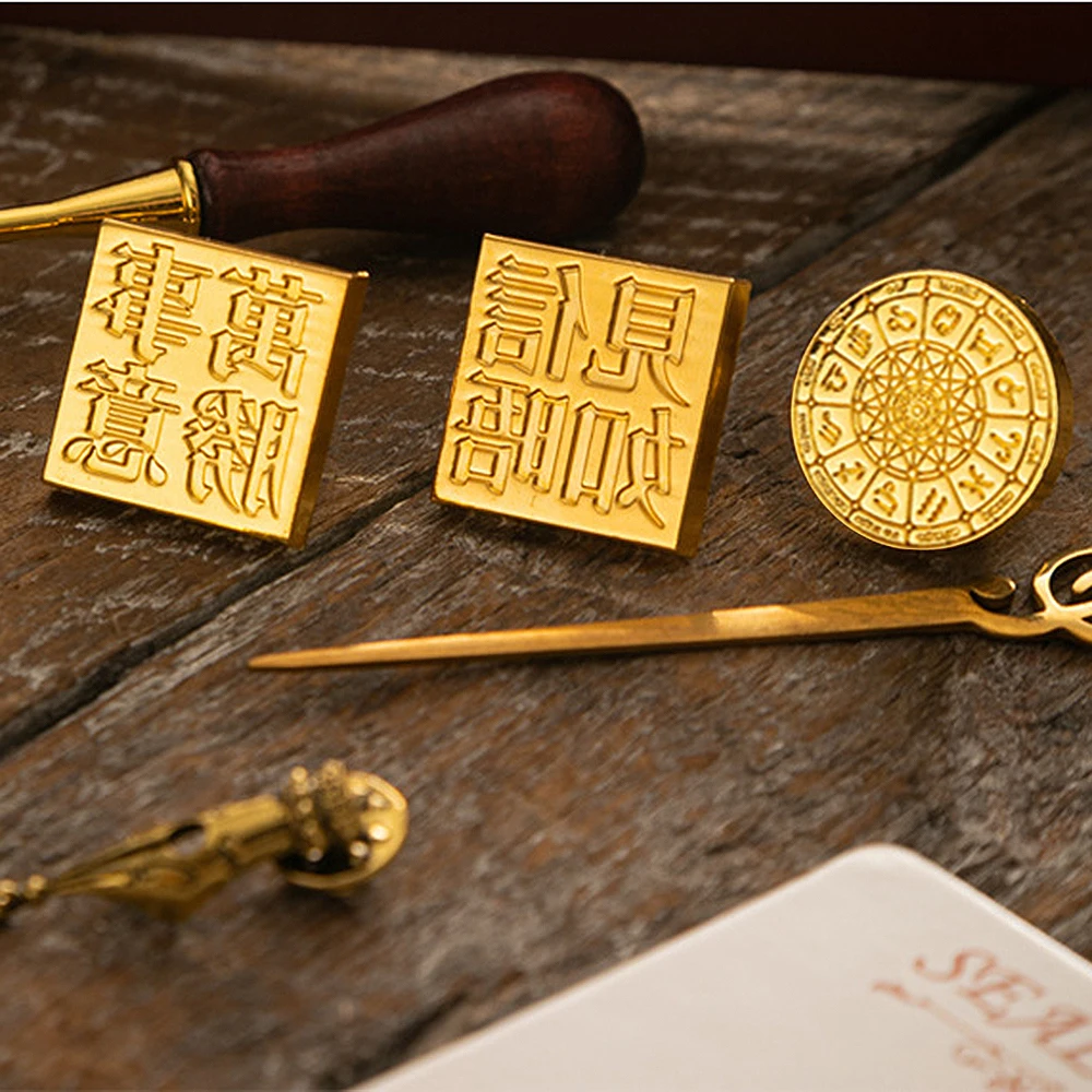 Wax Seal Stamp Kit with 6pcs S - огляд і ціна Batik Wax Kit