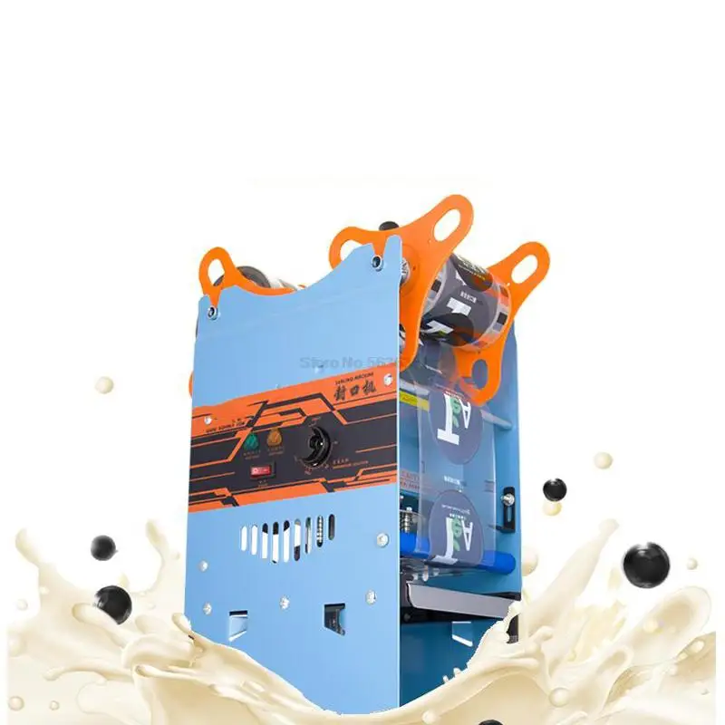 WY-802F Bubble Tea Machine Manual Cup Sealing Machine for 9.5cm Cup 220V/50hz Cup Sealer for Coffee/Bubble Tea Sealing Machine