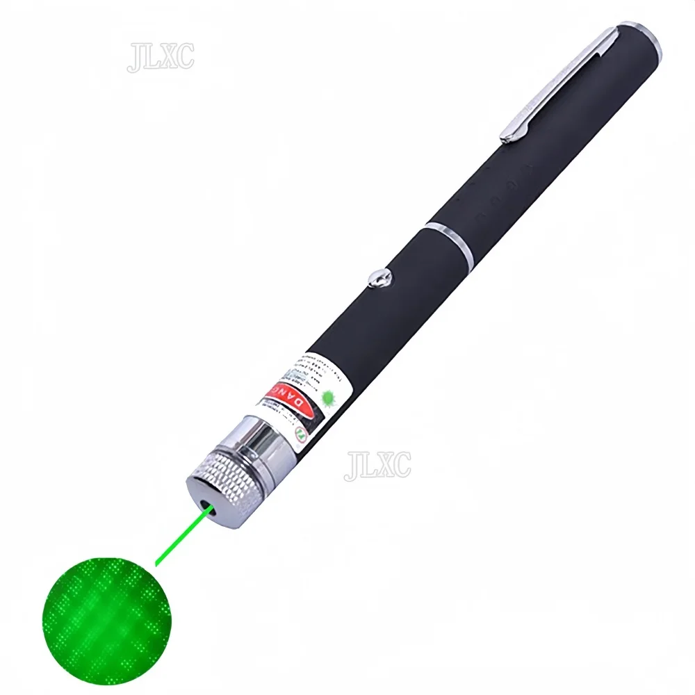 (Nicht enthalten: Batterien) Grüner Roter Laserpointer Lehrmittel Automatisches Katzenspielzeug Laserfokus-Laserpointer Kombination