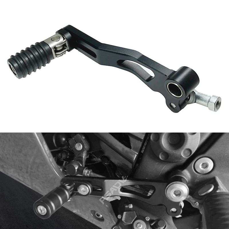 

Алюминиевый регулируемый складной рычаг переключения передач с ЧПУ, рычаг переключения передач для KAWASAKI Z250 Z300 для NINJA 250R для мотоцикла NINJA 300