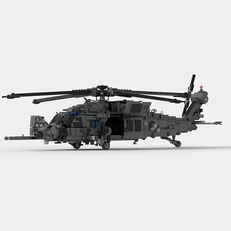 Moc Building Bricks Military Weapon Model HH-60W Helicopter Technology Modular Blocks Gifts Toys For Children DIY Sets Assembly