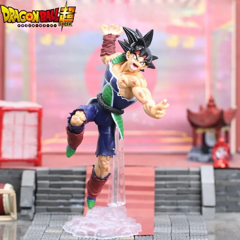 2024 New 22cm Anime Dragon Ball Super Burdock Super Warriors Battle Pose Model Toy Gift Collection Action Figure Pvc Toys