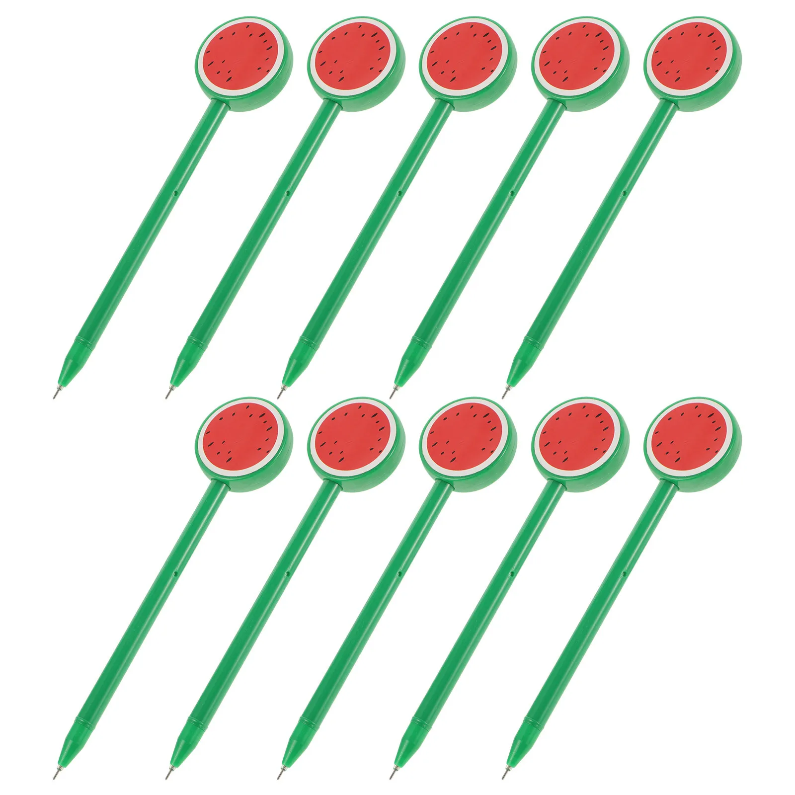 

10Pcs Watermelon Cartoon Gel Pens Signature Pens Smooth Writing Ergonomic Design Suitable for Teens Students Writing Gel Pen