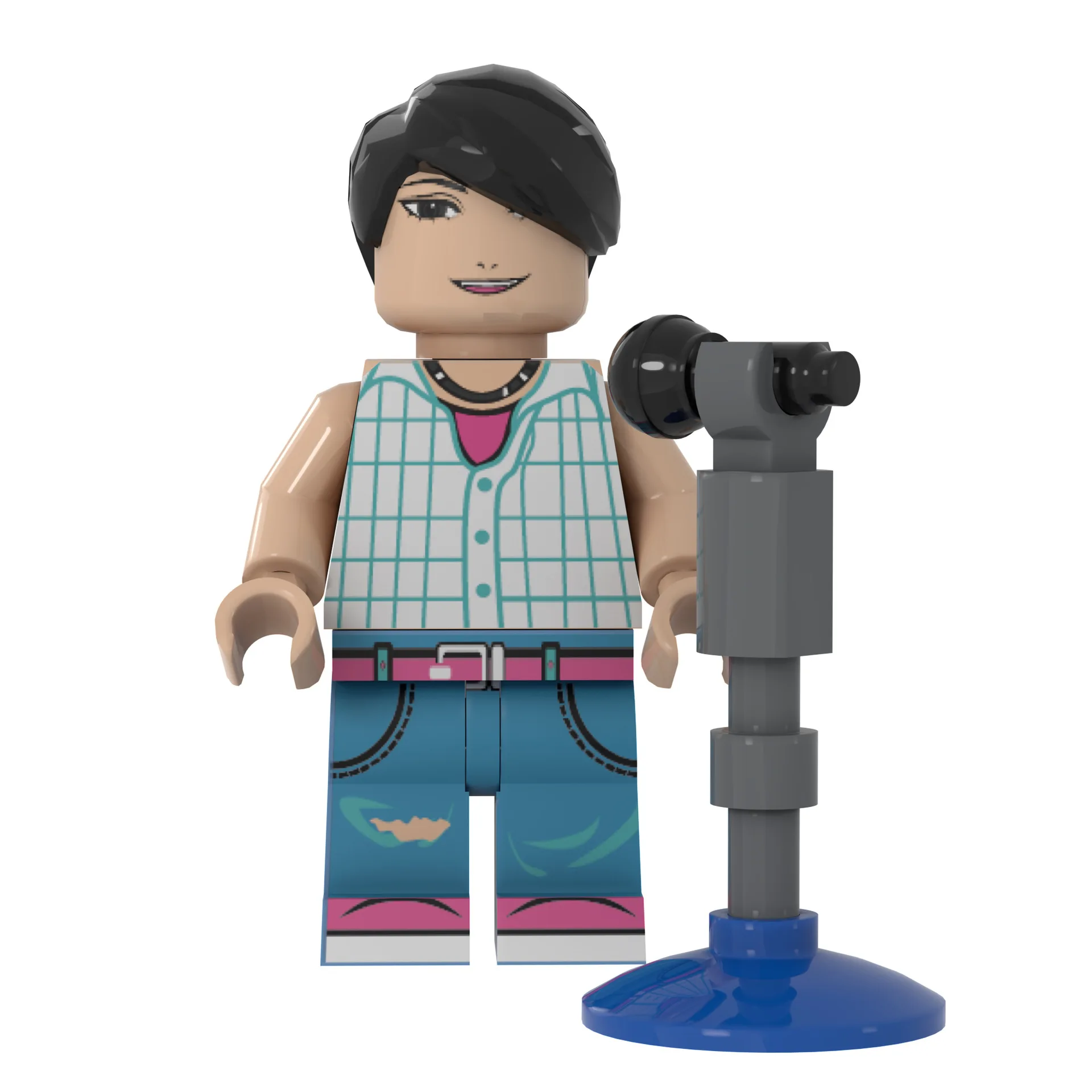 فريق Demon Hunters الرجالي، يتكون من الأعضاء ومكعبات البناء والألعاب والتماثيل