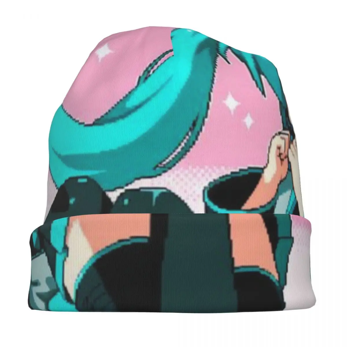 Männer Frauen Hatsune Miku Chemo Slouchy Beanies Outfits Herbst Winter Kopfbedeckung Motorhaube Strickmütze Geburtstagsgeschenke Idee