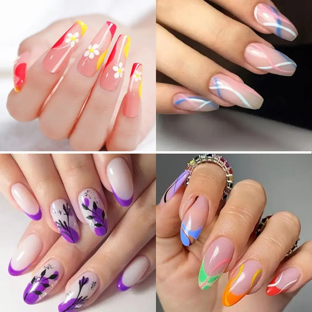 Gifts 12 Colors Nail Art Markers for Gel Nails DIY Waterproof Nail Art Pens Set Nail Art Graffiti Pen Art Nail Decoration