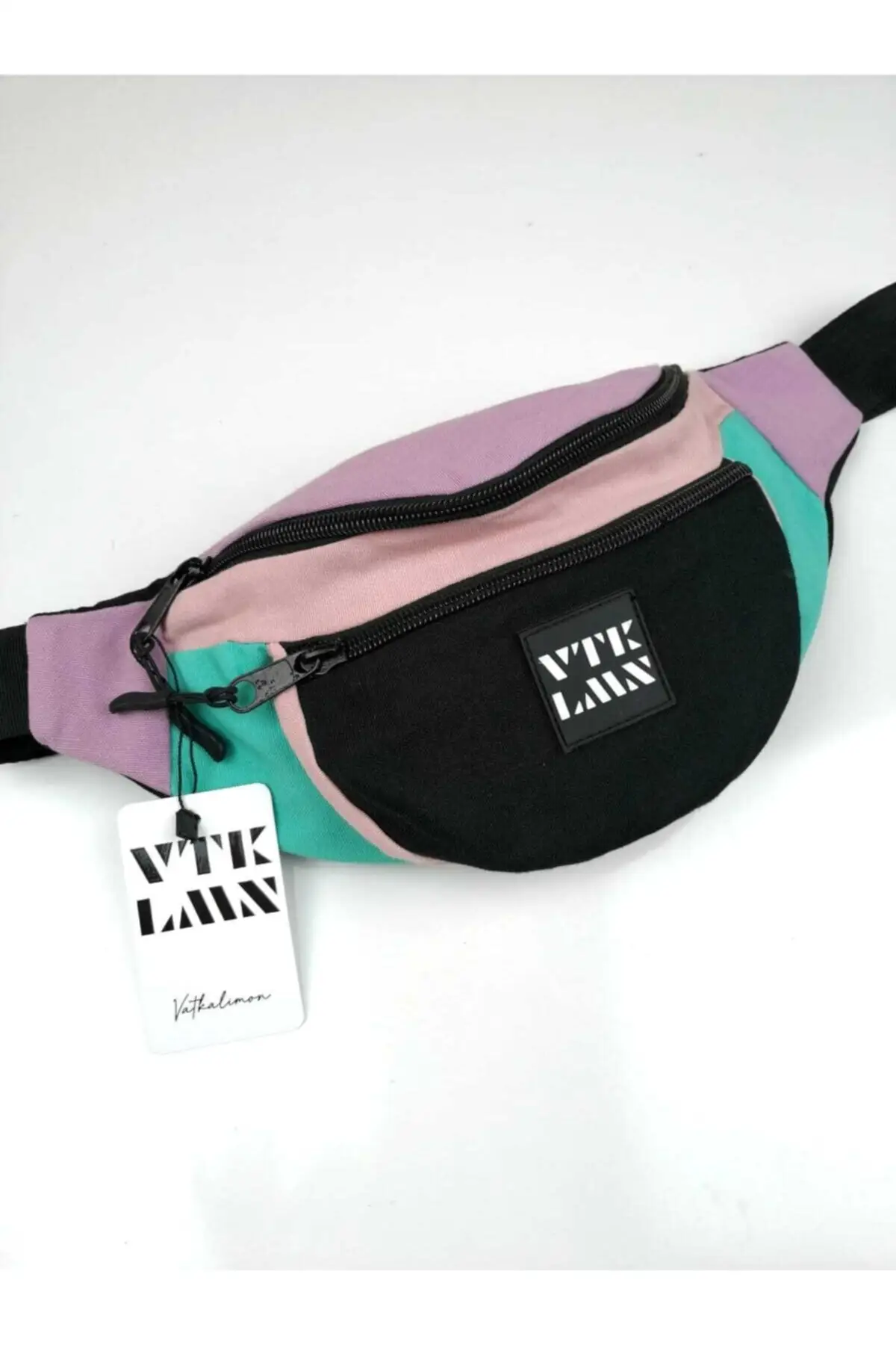 Unisex colorful shoulder and waist bag