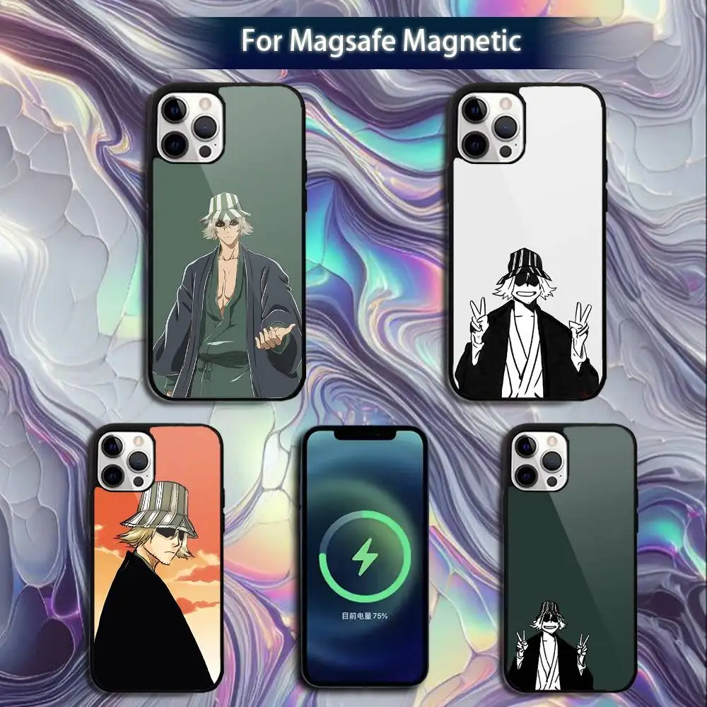 

K-Kisuke U-Urahara Anime Phone Case For iPhone 16e,16,15,14,13,12,11,Plus,Pro,Max,Mini Magsafe Magnetic Wireless Charging