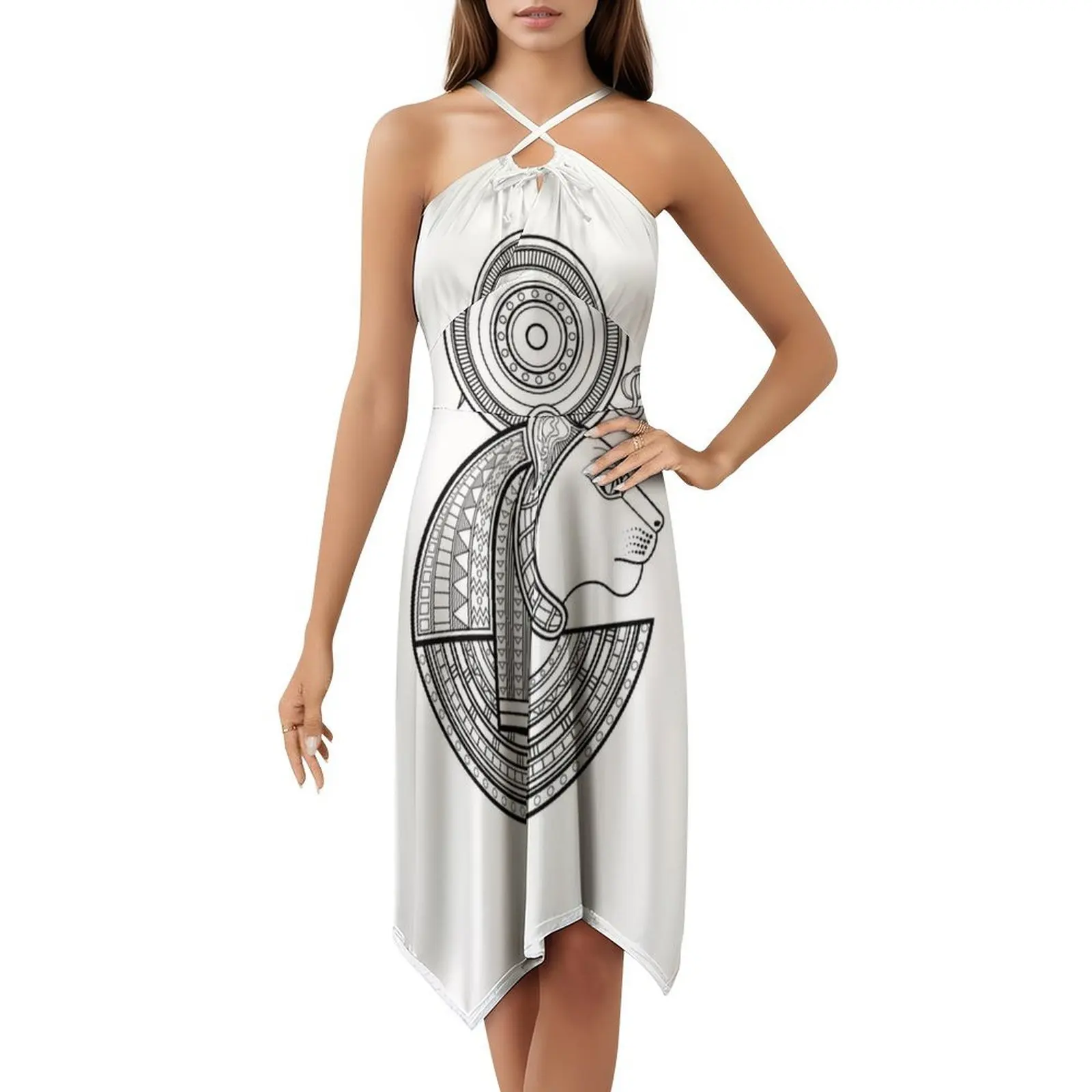 เซคเมต (สีดำ) ชุดเดรสสไตล์เกาหลีสำหรับผู้หญิง ชุดเดรสลำลองที่ดูสง่างามสำหรับงานปาร์ตี้หรือสวมใส่ในชีวิตประจำวัน แองเจิลส์ ออนลี่ แองเจิลส์ลีนลี่ เซคเมต