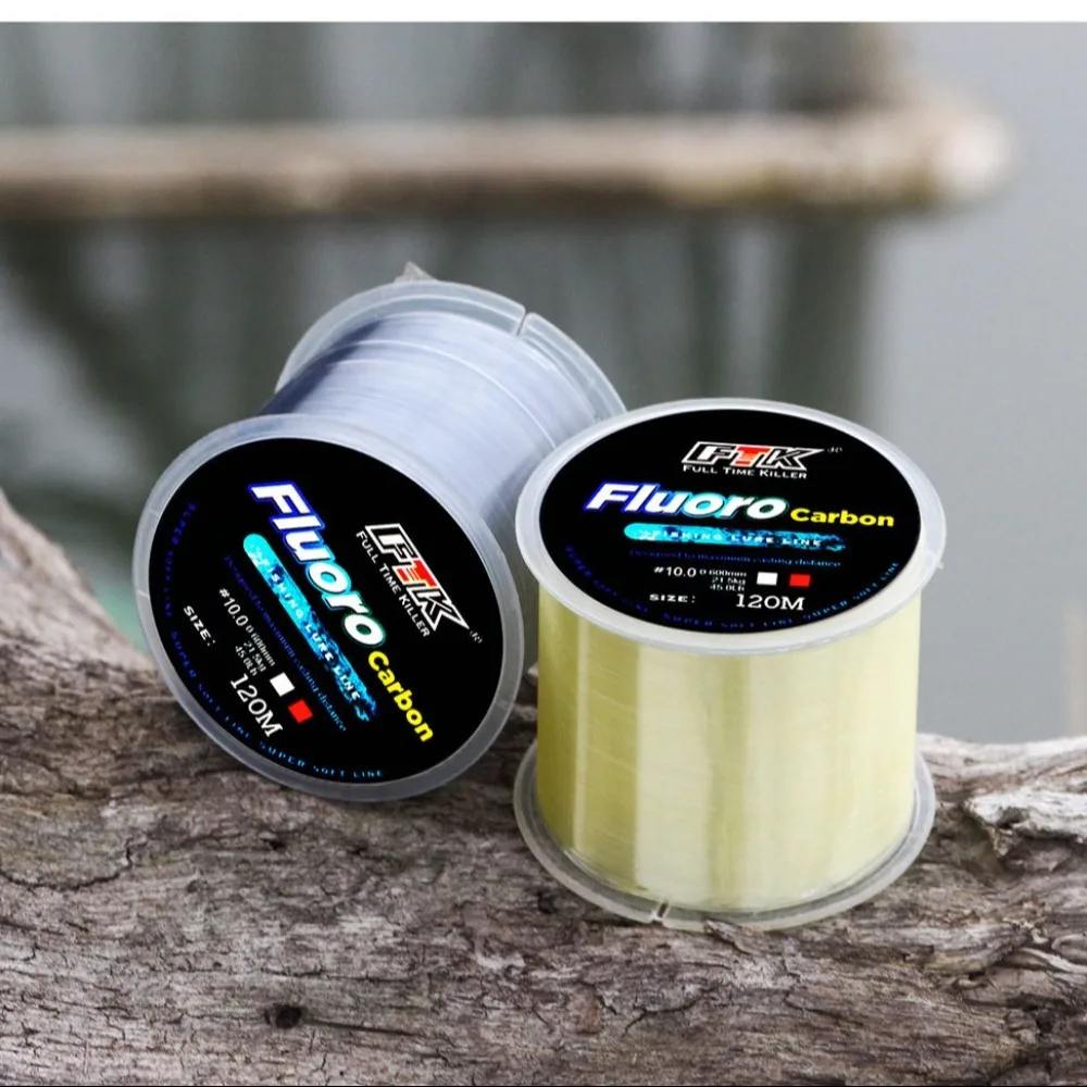 Transparent 120m Nylon High elastic firewire Bait Elastic Thread Spool Sea Fishing Accessories Tackle Fishing Bait Line