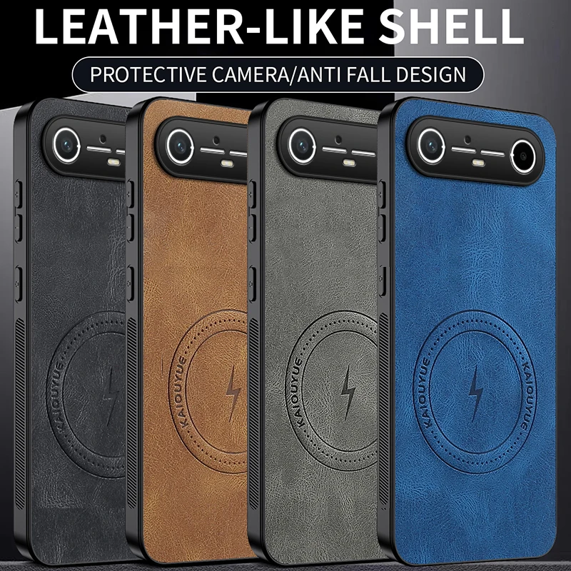 ل Tecno Pova سليم موضة البرق الجلود غطاء من السيليكون ل Tecno Pova سليم المغناطيسي اللاسلكية تهمة غطاء مقاوم للصدمات #2