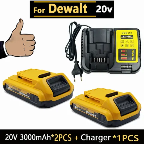 20V  DCB203 Rechargeable Li-ion Battery 3.0Ah For Dewalt Tools DCB205 DCB182 DCB206 DCB204 DCB200 DCB180 DCD DCF DCG Series