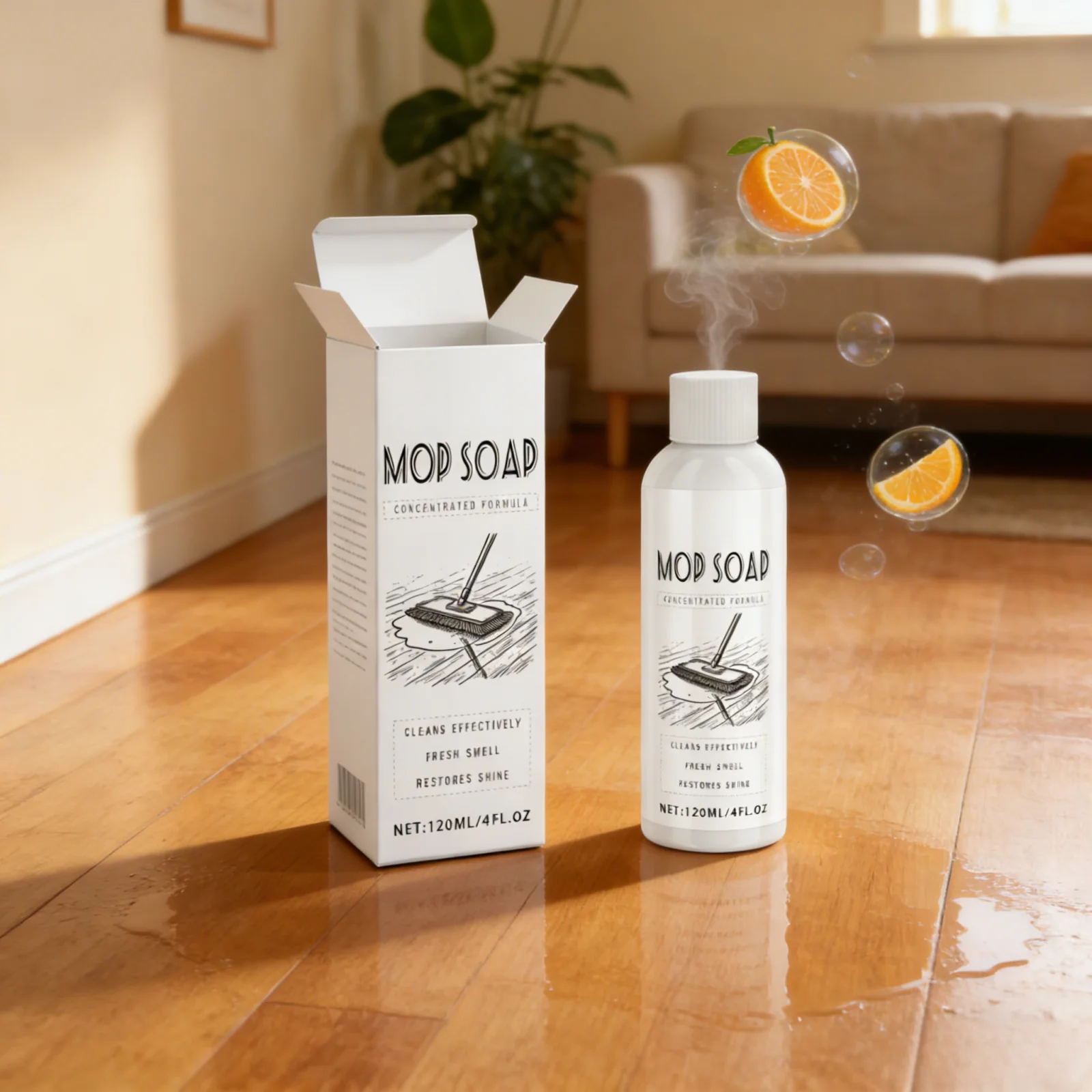 Mop Soap Floor Cleaning Products Boost Floor Shine Concentrated Formula Pet Friendly Fresh Citrus Scent Floor Cleaning Cleaner