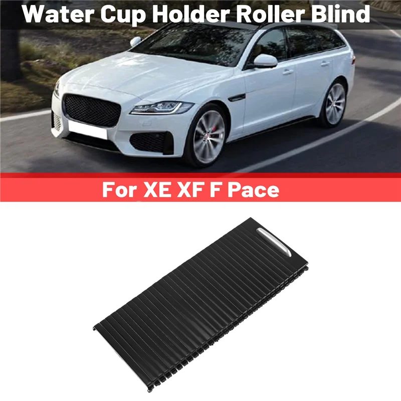 T2H3071 Tempat Minuman Konsol Tengah Mobil Pelat Dekoratif Untuk Jaguar XE XF F Pace
