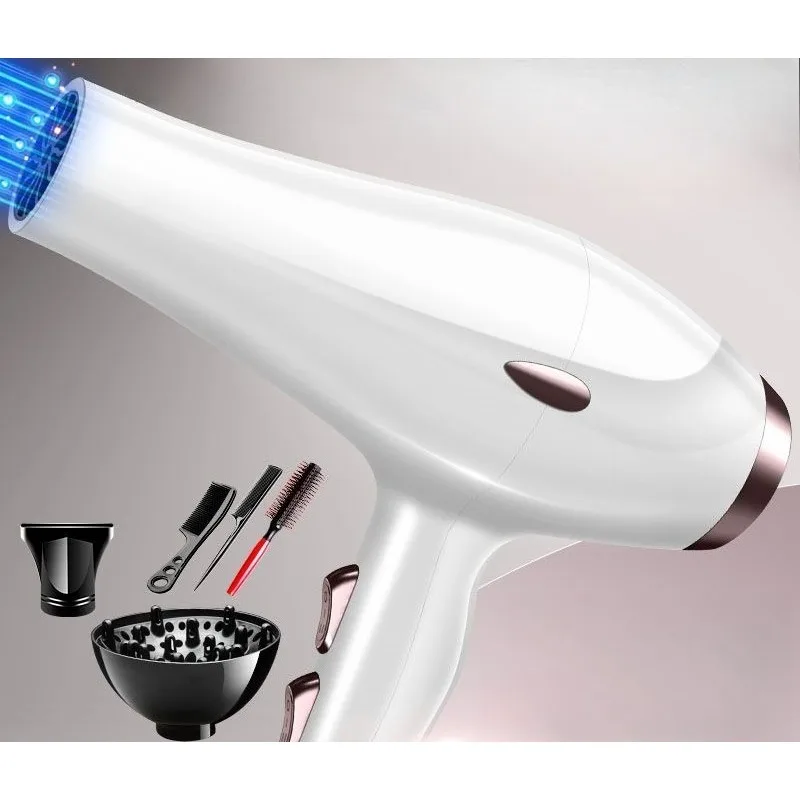 Hair salon hair dryer household high-power barber shop special high wind negative ion care dryer quick drying