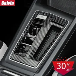 Modification Auto Central Control Gear Shift Frame Decoration Sticker Interior for Volkswagen Golf 8 MK8 GTI Rline 2021 2022