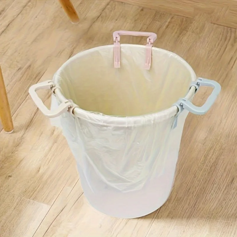 1pc Anti-Slip Fixation Clip, Garbage Bin Hanging Holders, Trash Bag Fastener - Keep Your Trash Can Waste Basket Securely