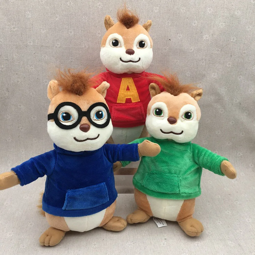 

Kawaii Alvin and the Chipmunks Toys Chipmunks Animals Children Birthday Festival Gift Kids Collectible Room Decoration Ornament