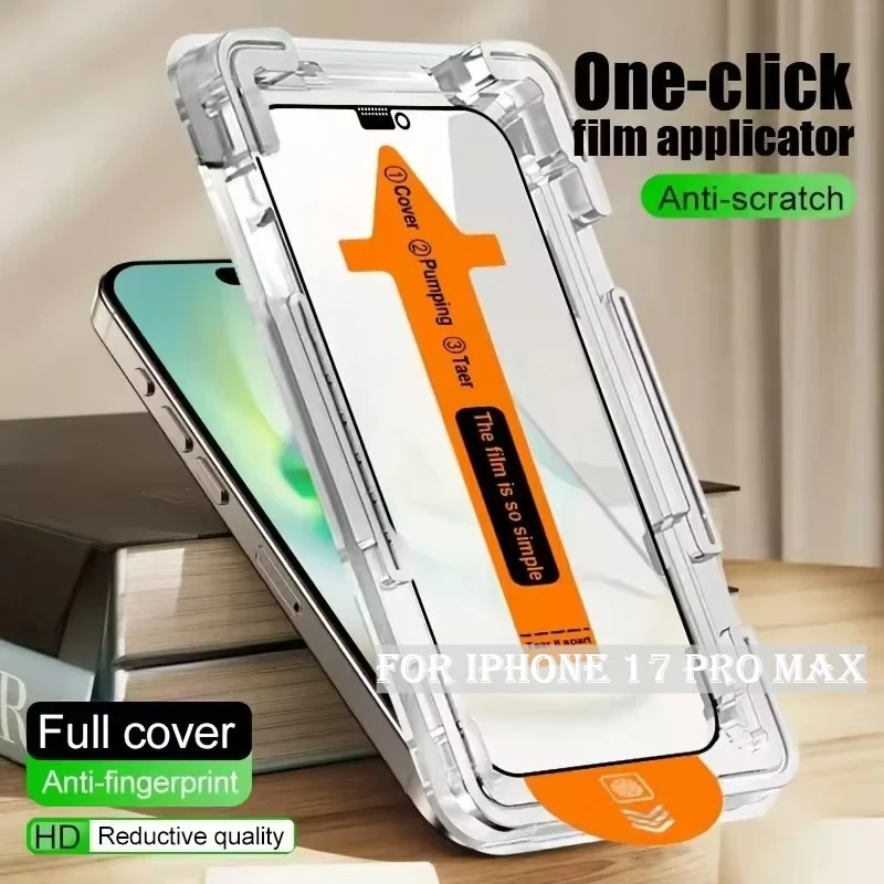 1-3pcs 9H HD Tempered Glass for APPLE IPhone 17 Pro Max Air 17Pro Screen Protector Film Clear Glass Easy To Install Anti-Scratch