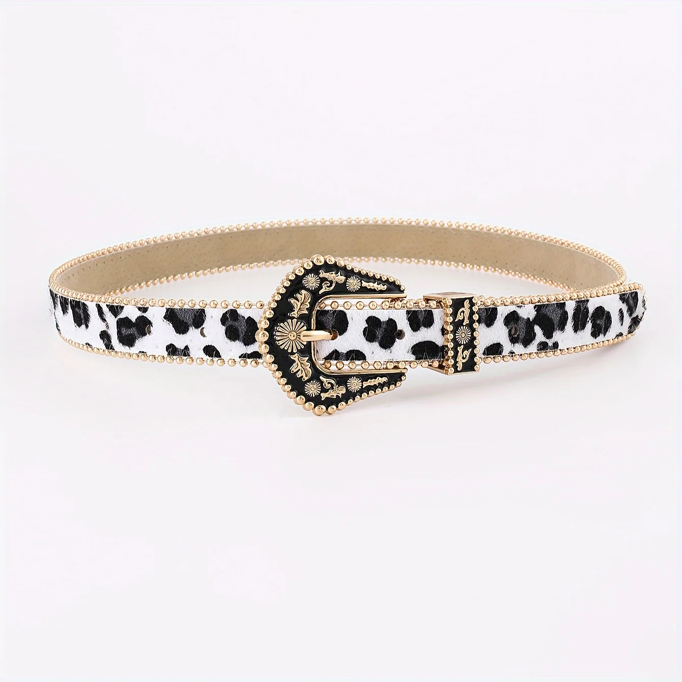 1 piece of PU belt for both men and women, thin flannel, Bohemian style, perfect for shopping and party wear, suitable for daily