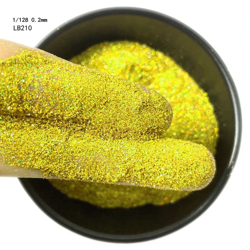 Glitter per unghie laser da 29 colori 0,2 mm scintillanti arcobaleno lineare fine glitter olografico 500 g polvere sinfonia abbagliante glitter