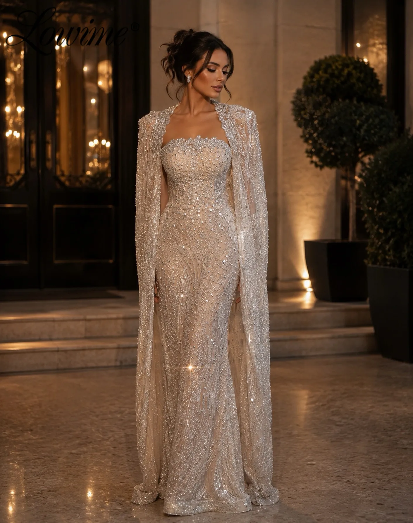 arabian style prom dresses Muslim Prom Dresses, Green Lace Applique Prom Dresses, Ball Gown, High Neck Prom Gown, Arabic Style Prom Dresses, Dubai Fashion Evening Dresses,