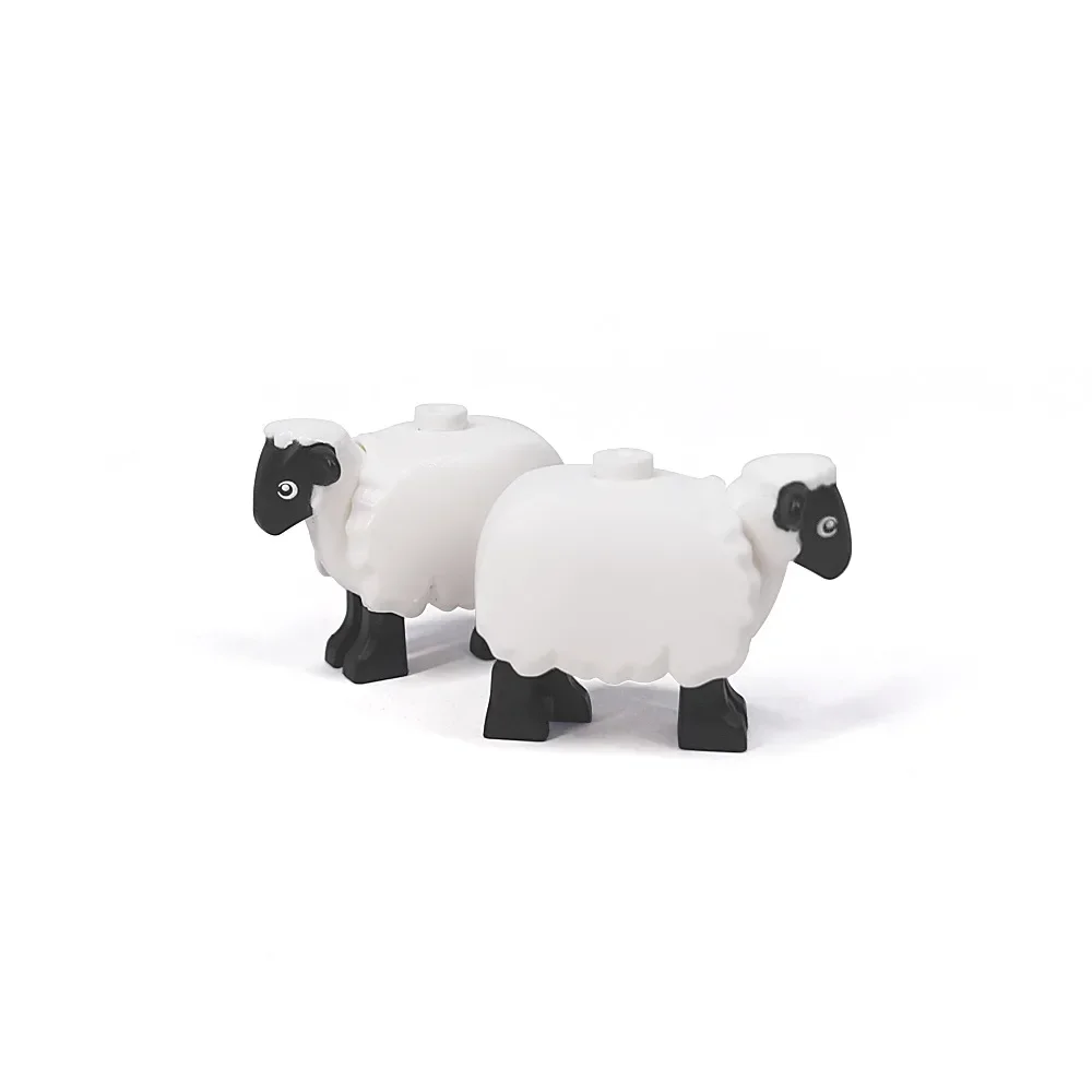 

MOC 1PCS Black Head Sheep 74188 With Eye Patten Building Blocks Kit 74188pb01 Printed Bricks Particle Toy Children Birthday Gift