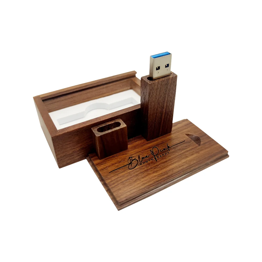 10 قطعة/الوحدة مجاني مخصص النقش بالليزر شعار الجوز قطاع USB3.0 عالية السرعة فلاش حملة 4 جيجابايت 16 جيجابايت 32 جيجابايت 64 جيجابايت 128 جيجابايت و الجوز صندوق