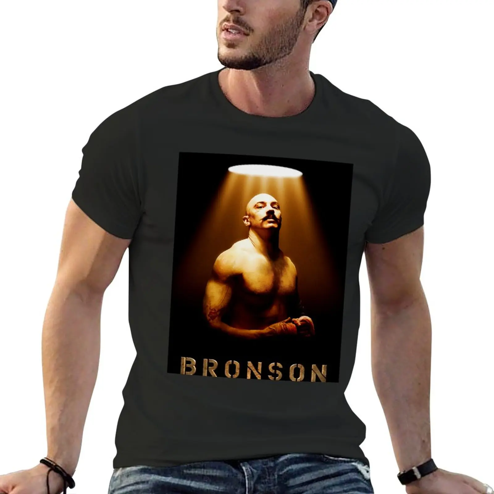 BRONSON T-Shirt sweat shirt T-shirt for a boy kawaii clothes black t shirts men t shirt