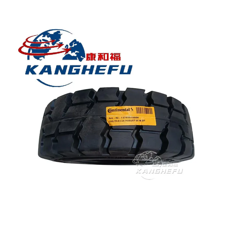 18 * 7-8 Solid Tire German Continental Solid Tire Forklift Accessories Wear Resistance Suitable for Linde Hang Fork Heli