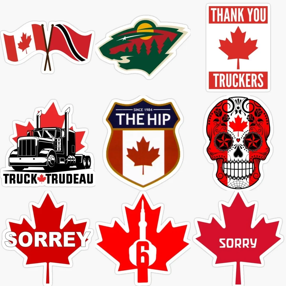 

Canada Flag Maple Leaves Creative Sticker for Covered Scratch Decorate Motorcycle Bike Truck Bicycle Car Wall Decal Accessories