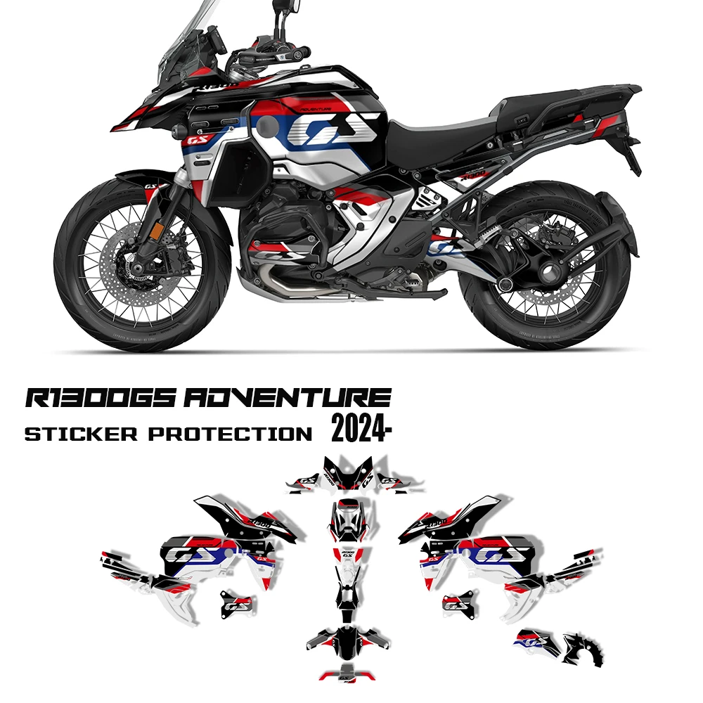 

GS 1300 Adventure Graphic Decal Sticker Kit Motorcycle Complete Graphic Decal Cover Protection Kit For R1300GS ADV 2024 2025