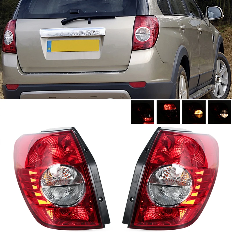 Car Rear Tail Light Assmbly For Chevrolet CAPTIVA 2008 2009 2010 Bumper Tail Stop Brake Stop Warning Light Rear Lamp