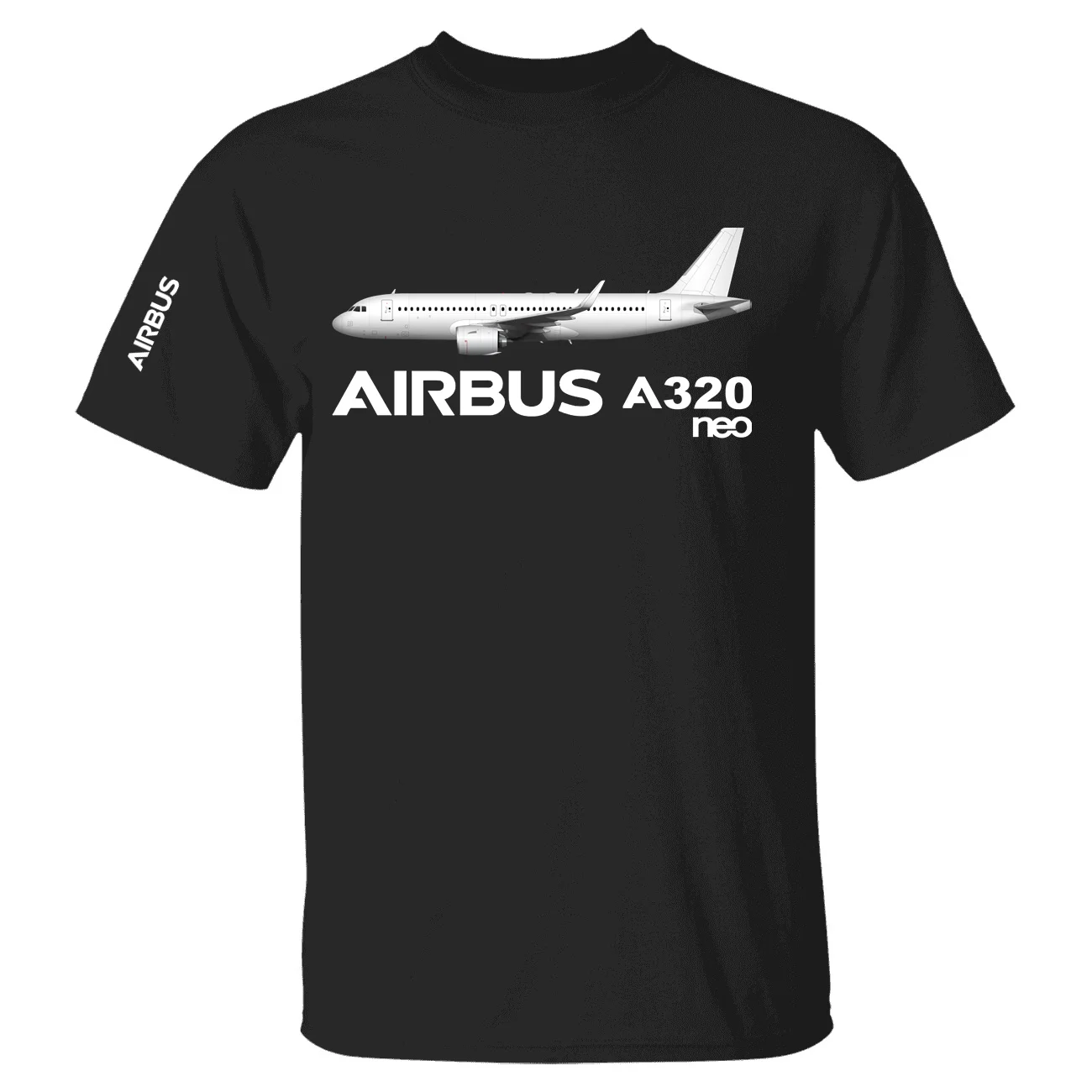 New Aviation The Airbus A320 Neo Flight Pilots Short Sleeve T-shirts Cotton Graphic T Shirts for Men Women Tops Tee