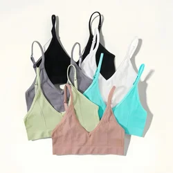 Soutiens-gorge sans couture pour femmes, dos en U, soutien-gorge de sport, bralette sans doublure en Y, lingerie sexy, brassière sans fil, sous-vêtements féminins